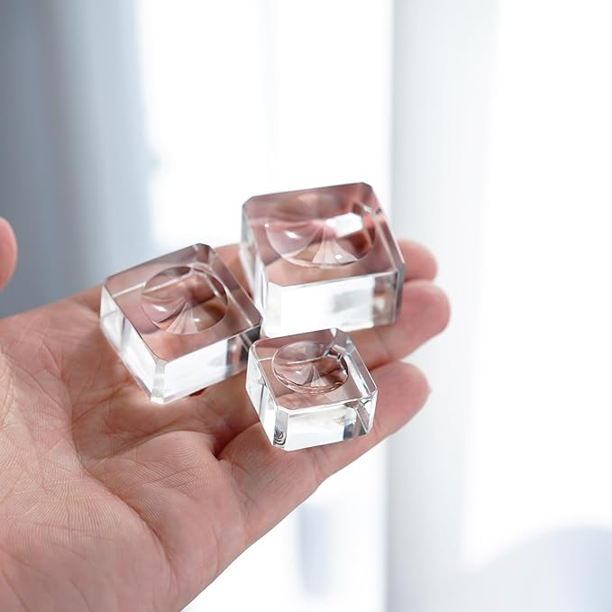 ZEERSHEE 6 Pack Square Crystal Display Bases - Image 5