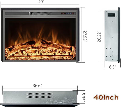 Trim Kit for 40" W x 27.5" H Electric Fireplace Inserts - Image 4