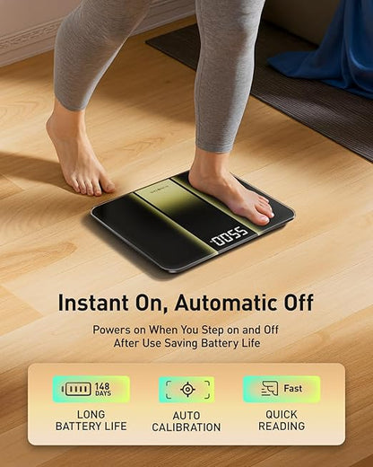RunStar Scale for Body Weight 550lbs, 13-Inch Digital Bathroom Scale - Image 6