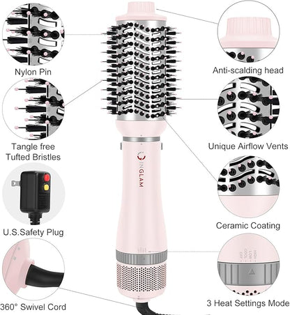 IG INGLAM 4 in 1 Blowout Hair Dryer Brush Set - Image 7