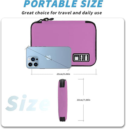 Electronics Organizer, Travel Cord Organizer Pouch, Portable Cable Organizer - Image 3
