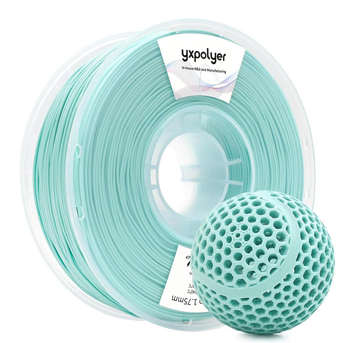 yxpolyer flexible pla food-safe 92a soft pla 3d, main product view
