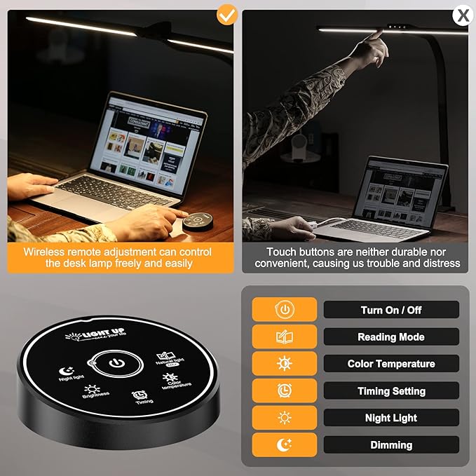 Pzloz Led Desk Lamp for Office Home - Image 9