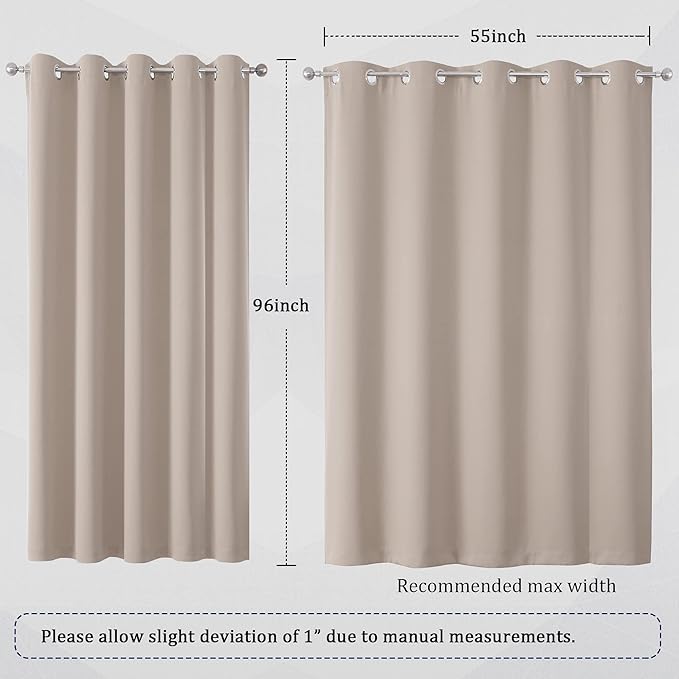 DUALIFE Curtains 96 Inches Long - Image 6
