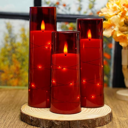 Flickering Flameless LED Candles, Battery Operated Candles 9 Pcs - Image 4