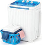 SUNCROWN Portable Washing Machine 16lbs, Compact Twin Tub Semi Automatic Washer by HOME
