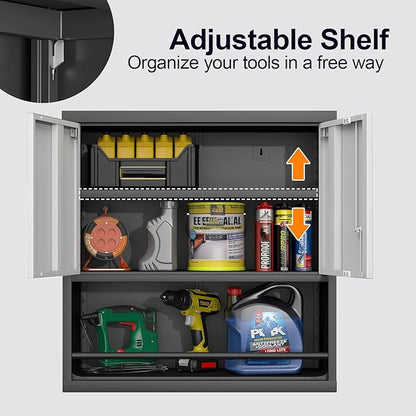 GREATMEET 31" H Metal Garage Storage Cabinets - Image 6