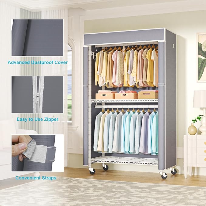 FUTASSI White Clothing Rack - Image 3