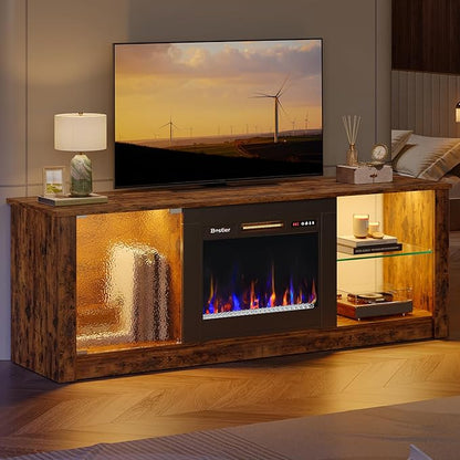 Bestier 63" Modern Fireplace TV Stand - Image 6