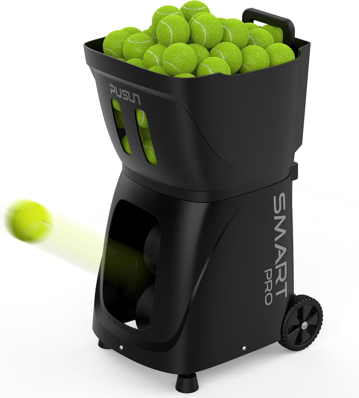 pusun｜pt-smart pro internal oscillation tennis ball machine: app, main product view