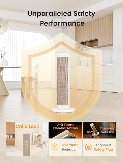 25" Space Heaters For Indoor Use Large Room, Electric Heaters For Indoor Use - Image 2
