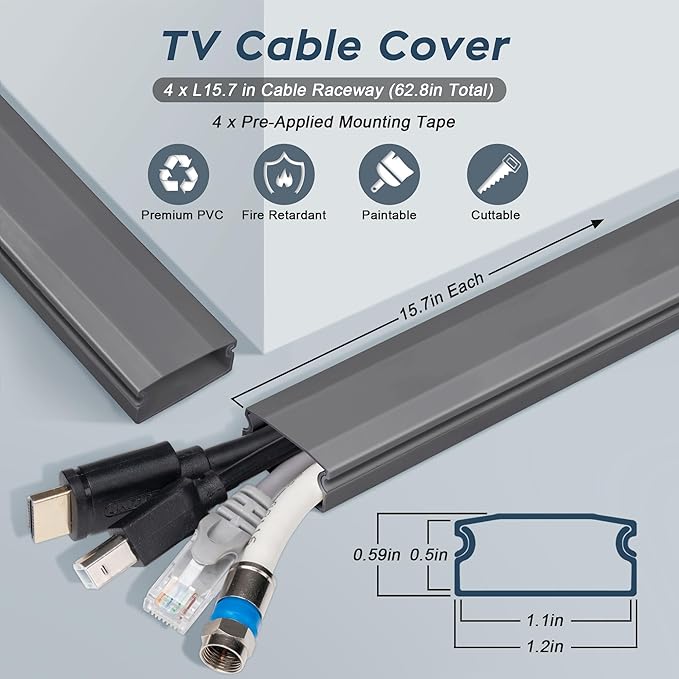 62.8in TV Cable Hider - Image 2
