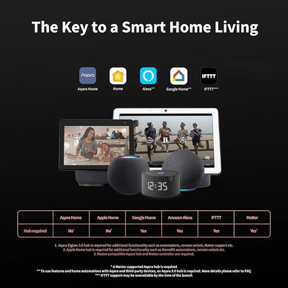 Aqara Smart Lock U100, Fingerprint Keyless Entry Door Lock - Image 5