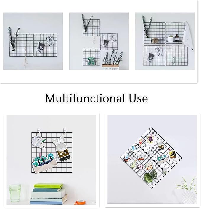 Feadily 4 Pack Metal Grid Wall Board Including 1 Hook Rack, Photos & Pictures - Image 8