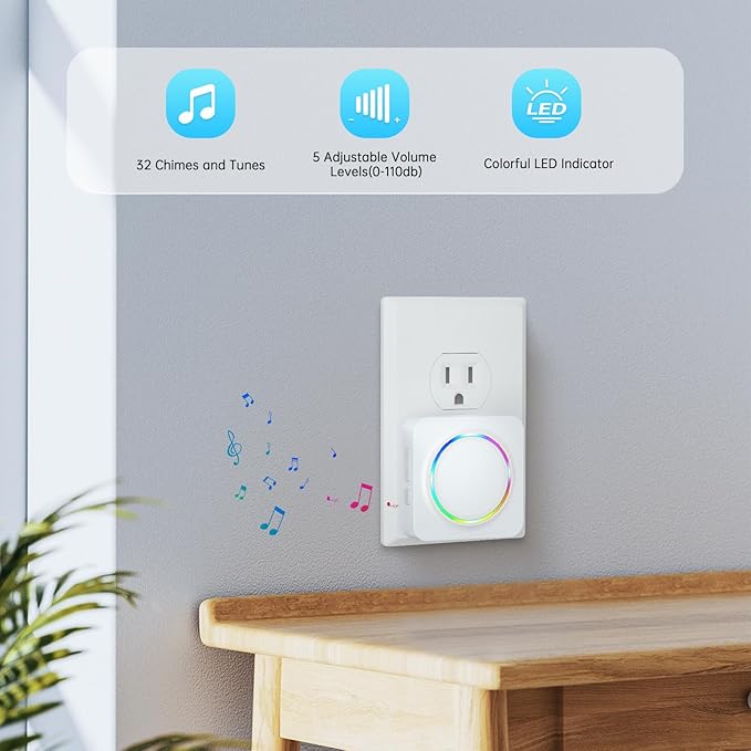 Wireless Motion Sensor Alarm Indoor -Door Chime - Image 2