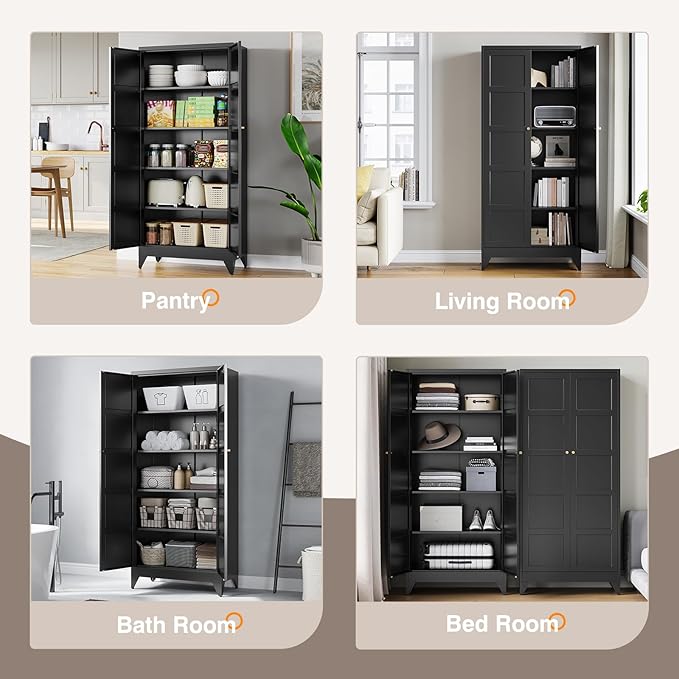 Yizosh Metal Storage Cabinet - Image 5