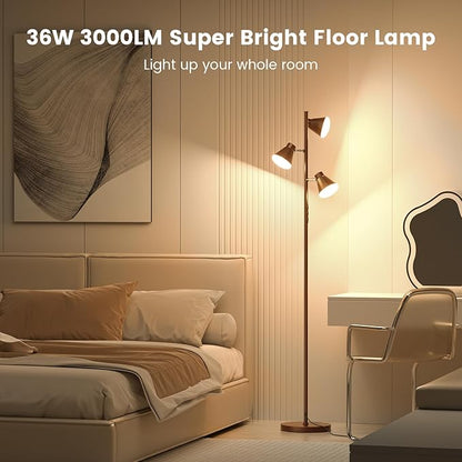 SIBRILLE 36W LED Tree Floor Lamp, Dimmable Tall Standing Lamp - Image 2