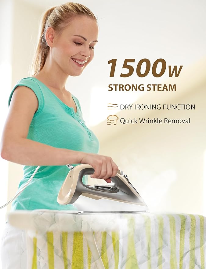 1500W Steam Iron for Clothes - Image 6