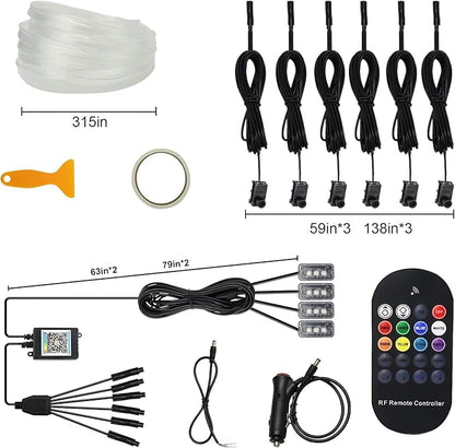 Car LED Lights Interior Light, 10 in 1 Car Ambient Lighting Kits - Image 6