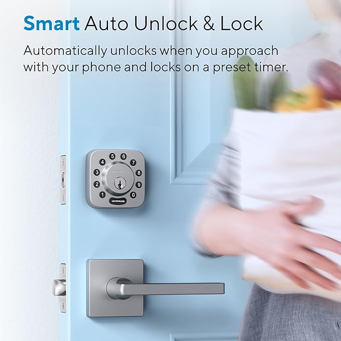 ULTRALOQ U-Bolt Smart Lock, 5 in 1 Keyless Entry Door Lock - Image 3