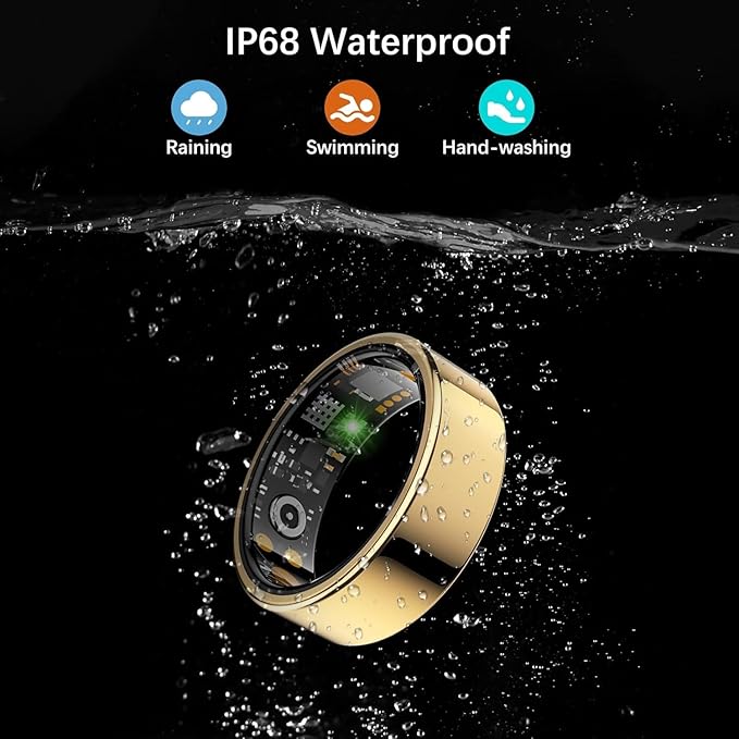 Smart Health Ring for Women Men, Fitness Tracker Ring - Image 6