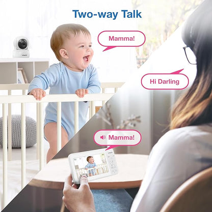 VTech Video Baby Monitor with 5" LCD Screen, Night Vision, 1000ft Range - Image 9