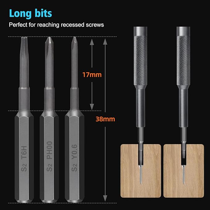 STREBITO Small Screwdriver Set - 39 in 1 Precision Screwdriver Kit - Image 5