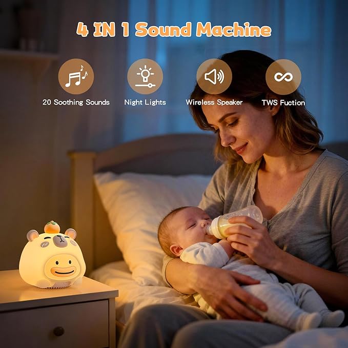 Baby Sound Machine, 20 Soothing Sounds White Nosie - Image 2