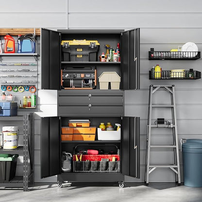 Letaya Metal Garage Storage Cabinet - Image 8