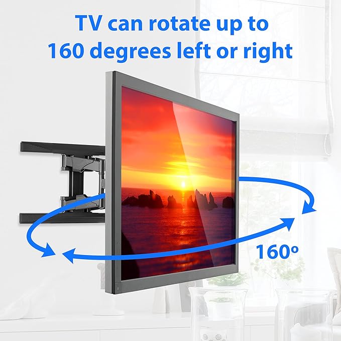 Mount Factory Heavy-Duty Full Motion TV Wall Mount - Image 6