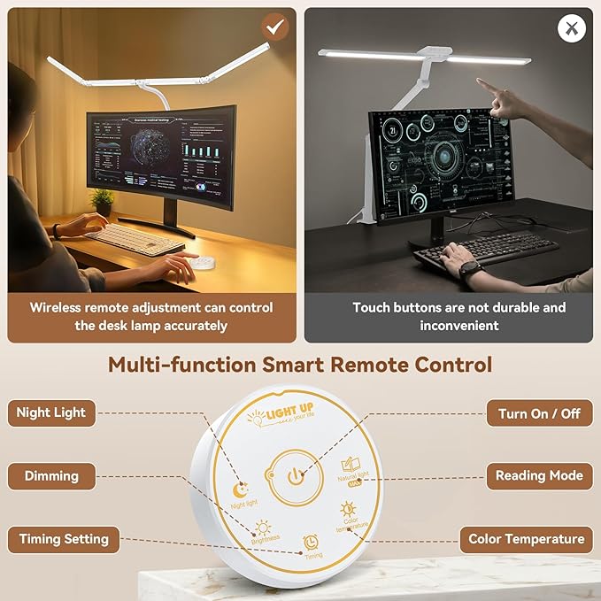 Pzloz Led Desk Lamp with Clamp: Architect Desk Lamp - Image 5