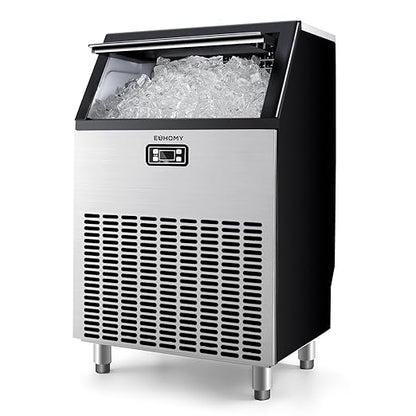 EUHOMY Commercial Ice Maker Machine, 200lbs Daily Output, Under Counter ice by EUHOMY