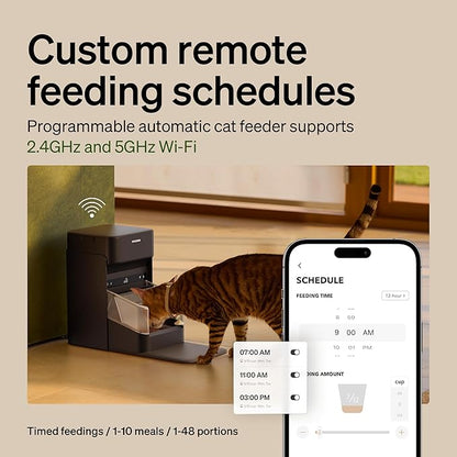 PETLIBRO RFID Cat Feeders for 2 Cats, Collar Sensor for Personalized Meals - Image 7
