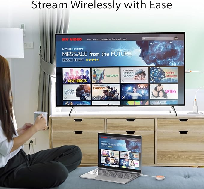 j5create ScreenCast USB-C to HDMI Wireless Display Transmitter and Receiver - Image 3