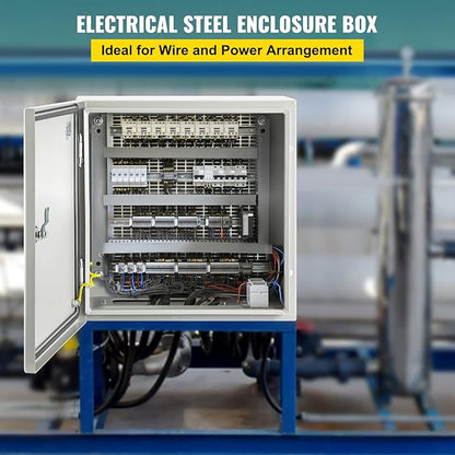 VEVOR NEMA Steel Enclosure, IP66 Waterproof & Dustproof, Outdoor/Indoor - Image 2