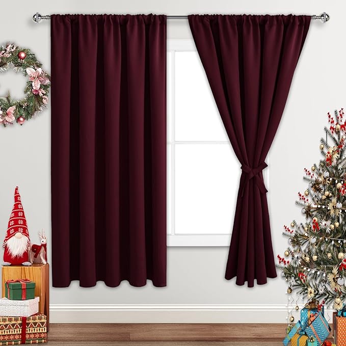 JIUZHEN Blackout Curtains for Bedroom by JIUZHEN