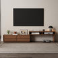 YQJJGL Solid Wood TV Stand for TVs up to 65 Inch， Walnut TV Stand by YQJJGL