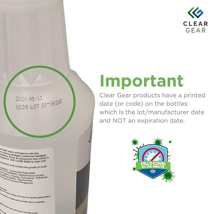 Clear Gear Gym Disinfectant Mat Cleaner, and Gym Equipment Deodorizer - Image 4
