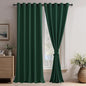 JIUZHEN Forest Green Blackout Curtains by JIUZHEN