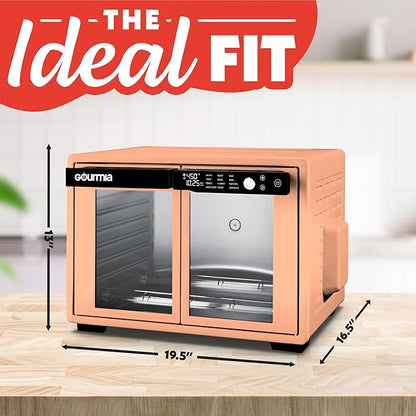 Gourmia French Door Air Fryer Oven - 37 Qt Large Capacity Convection Toaster - Image 9
