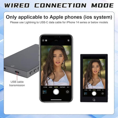LANBOUY Selfie Screen Back Camera Monitor Phone Vlog Magnetic Selfie Screen - Image 6