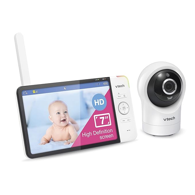 VTech RM7764HD 1080p WiFi Remote Access Baby Monitor, 360° Pan&Tilt, 7” 720p HD - Image 13