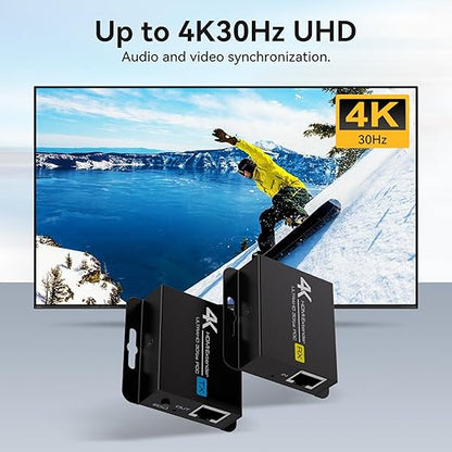 PVBCTCSID 4K HDMI Extender Over CAT6/7 4K30Hz Upto 131ft/40m 1080P Upto - Image 4