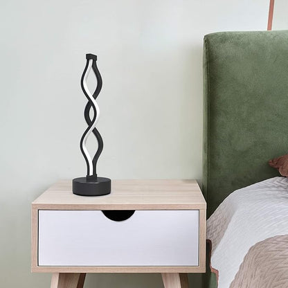 NUÜR Bedside Lamps Set of 2, Dimmable LED Nightstand Lamp, Small Nightstand Lamp - Image 4