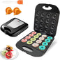 2025 Mini Donut Maker Machine for Home, Kid-Friendly 16-Hole Electric Doughnut by JOVELL