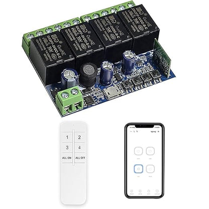 Ewelink WiFi Wireless Smart Relay Module USB 5v 4 Channel Inching Self-Lock by RODOT%7CDIYYOURSMARTLIFE