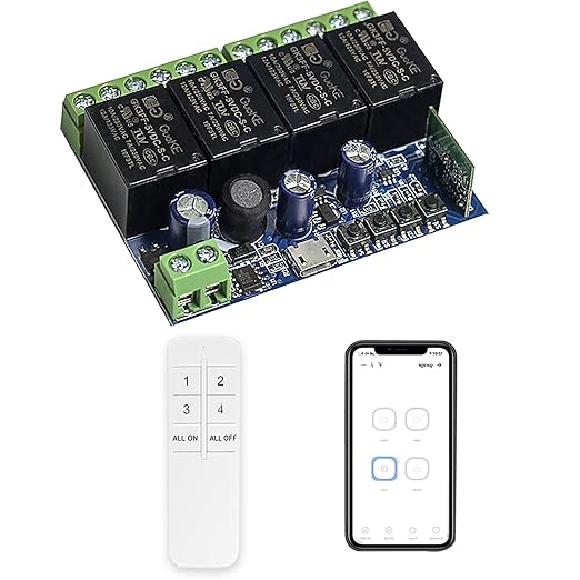 Ewelink WiFi Wireless Smart Relay Module USB 5v 4 Channel Inching Self-Lock by RODOT%7CDIYYOURSMARTLIFE