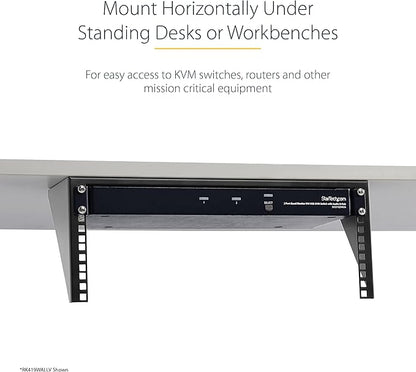 StarTech.com 5U Vertical Wall Mount Rack - 19in Low Profile Open Wall Mounting - Image 5