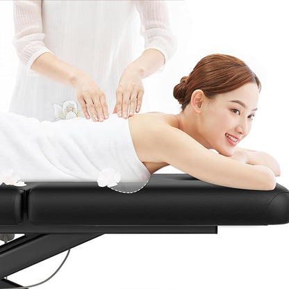pouseayar Heavy Duty Electric Massage Table, Electric Lift & Backrest, 2 Motor - Image 7