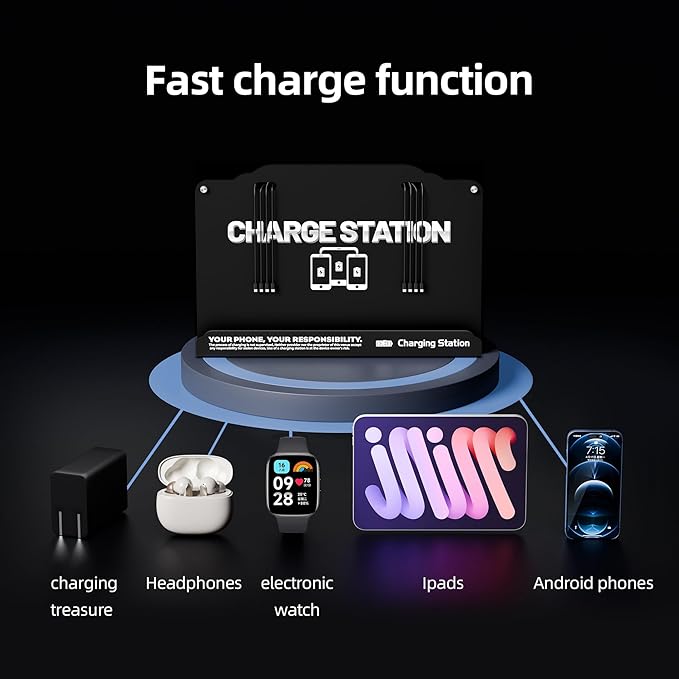 Wall Mounted 8 Port Charging Station - Image 5